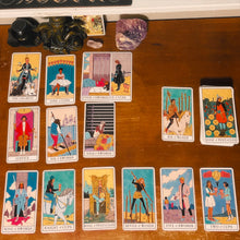 Load image into Gallery viewer, 2024 Tarotcast - A Personalized Year Ahead 12 Card Reading
